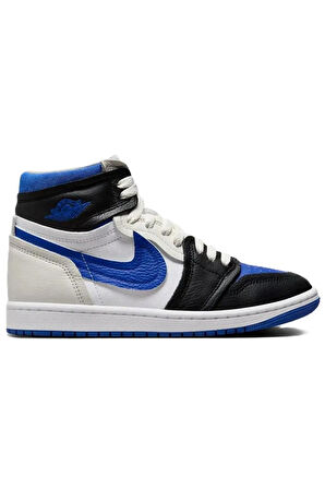 Air Jordan 1 High Method Of Make Unisex Sneaker Hakiki Deri Bilekli Günlük Spor Ayakkabı Mavi