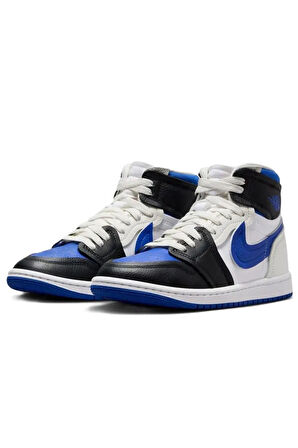 Air Jordan 1 High Method Of Make Unisex Sneaker Hakiki Deri Bilekli Günlük Spor Ayakkabı Mavi