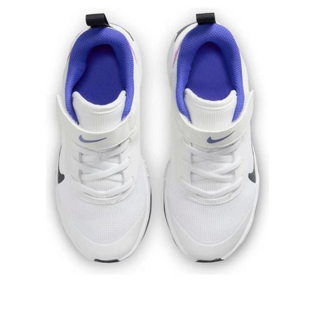 Nike-(PS) Nike Omni Multi-Court 'White Dark Obsidian' Kız Çocuk Deri Spor Ayakkabı