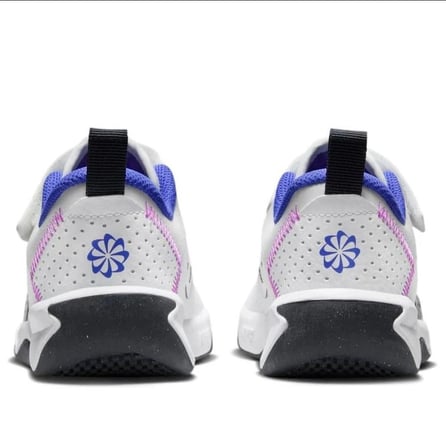 Nike-(PS) Nike Omni Multi-Court 'White Dark Obsidian' Kız Çocuk Deri Spor Ayakkabı