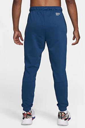 Nike Dri-Fit Fleece Pant Taper Energy Mavi Erkek Spor Eşofman Altı 