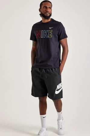 Nike Nk Clup Woven Erkek Siyah Dokuma Spor Şort 