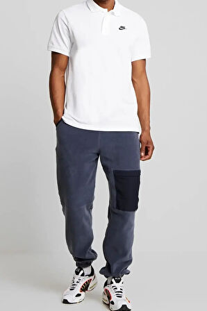 Nike Clup Ss Polo Pique Erkek Beyaz Polo Yaka Tişört ( BİR BEDEN KÜÇÜK ALINIZ )