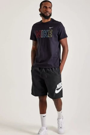 Nike Nk Clup Woven Erkek Siyah Dokuma Spor Şort 