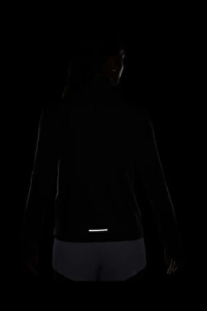 Nike Dri-Fit Swoosh Mid Kadın Siyah Çeyrek Fermuar Kadın Spor Sweatshrit 