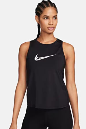 Nike Dri-Fit One Swoosh Hbr Tank Siyah Kadın Spor Atlet