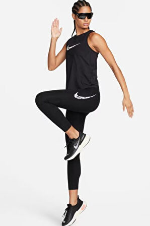 Nike Dri-Fit One Swoosh Hbr Tank Siyah Kadın Spor Atlet