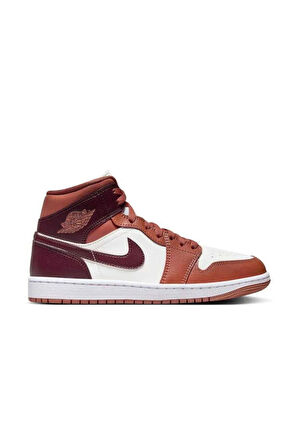 Air Jordan 1 Mid Kadın Basketbol Ayakkabısı Bq6472-200