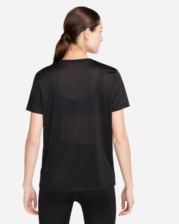 Nike FQ4975-011 Dri-FIT Baskılı Kadın Tişört - Siyah