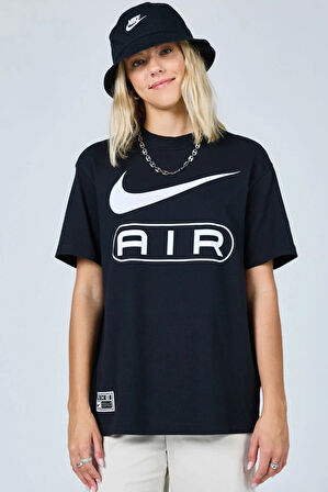 Nike Tee Air Bf Sp24 Kadın Siyah Bol Kesim Tişört
