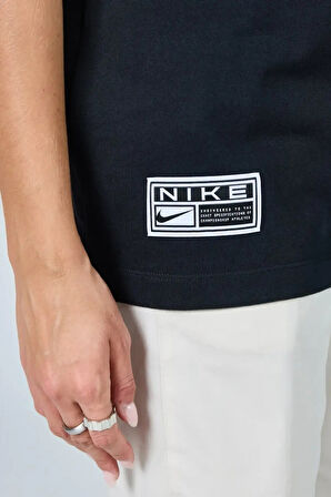 Nike Tee Air Bf Sp24 Kadın Siyah Bol Kesim Tişört
