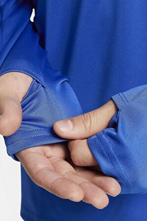 Nike Dri-Fit Pacer Çeyrek Fermuarlı Erkek Mavi Antrenman Üstü