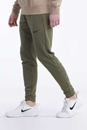 Nike Dri-Fit Taper Training Jogger Erkek Haki Spor Eşofman Altı