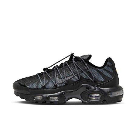 Nike Air Max Plus Surfaces With Toggle Laces and in "Black/Metallic Silver" FZ2770-001