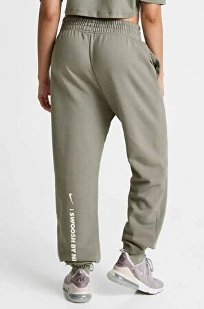 Nike Nsw Fleece Bol Kesim Şardonlu Kadın Spor Eşofman Altı 