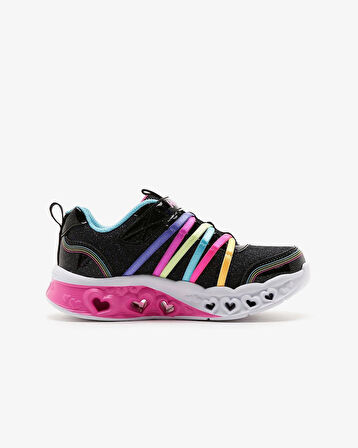 Skechers 303252L BKMT Flutter Heart Lights - Rainbow Bestie Kız Çocuk Spor Ayakkabı