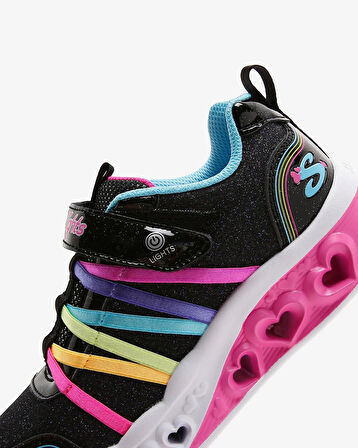 Skechers 303252L BKMT Flutter Heart Lights - Rainbow Bestie Kız Çocuk Spor Ayakkabı