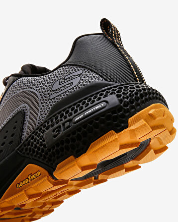 Skechers 237401-GYYL 3D Max Protect Erkek Gri Water Repellent Outdoor Spor Ayakkabı