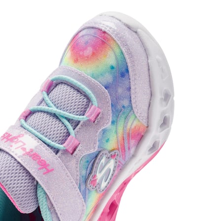 Flutter Heart Lights - Groovy Swirl 303253N Işıklı Ortopedik Çocuk Spor Ayakkabı