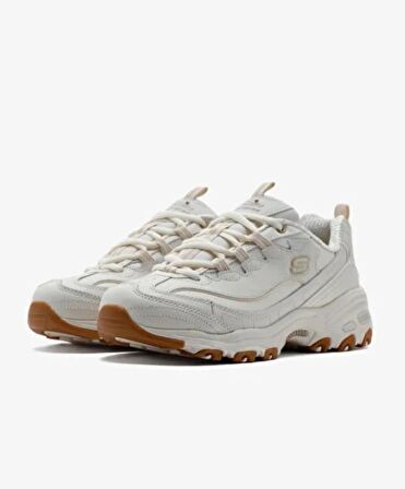 Skechers D'lites - Good Neutral 149807 OFWT  Kadın Beyaz Sneakers