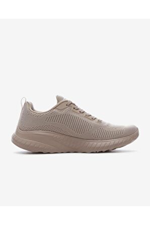 Skechers Kadın Yürüyüş Ayakkabısı Bobs Squad Chaos - Face Off Kadın Bej Spor Ayakkabı 117209 Nude