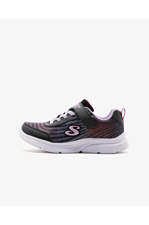 Skechers 303393L BKMT Wavy Lites-Hydro Crush Kız Çocuk Spor Ayakkabı