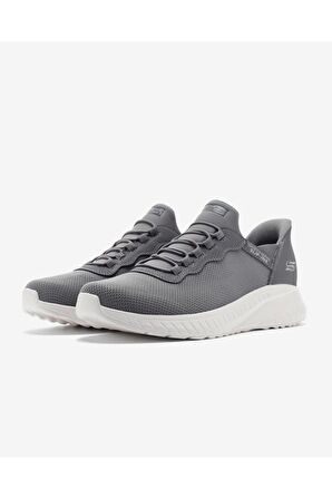 Skechers Erkek Yürüyüş Ayakkabısı Bobs Squad Chaos - Daily Hype Erkek Gri Spor Ayakkabı 118300 Gry