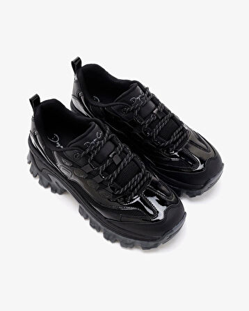 Skechers Doja Cat : Hi - Ryze - Doja D'lite Shine 177941 BBK Kadın Siyah Sneakers