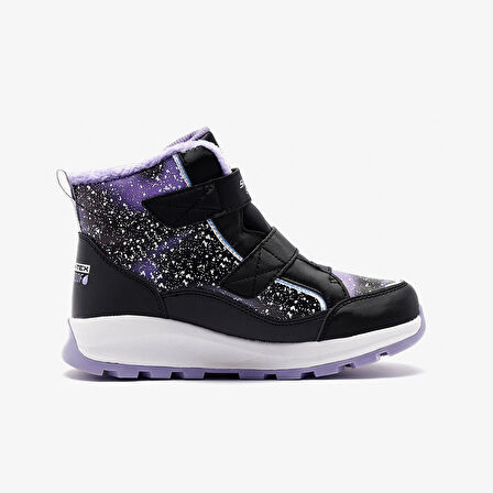 Kız Çocuk - Genç Bot 303439L BKLV Skechers STORM BLAZER Black Knit/Lavender Trim