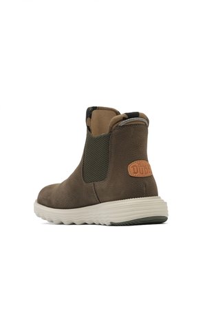Haki Koyu Deri Hey Dude Branson Boot Craft Erkek Ayakkabı