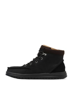 Siyah Deri Hey Dude Bradley Boot Erkek Ayakkabı