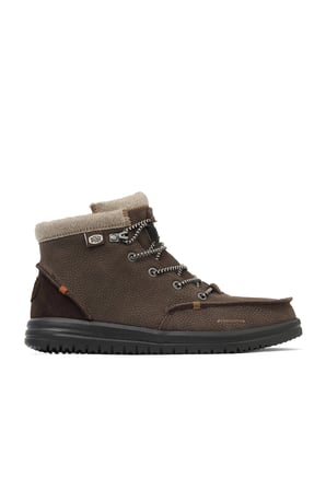 Kahverengi Deri Hey Dude Bradley Boot Erkek Ayakkabı
