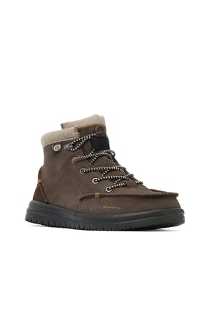 Kahverengi Deri Hey Dude Bradley Boot Erkek Ayakkabı