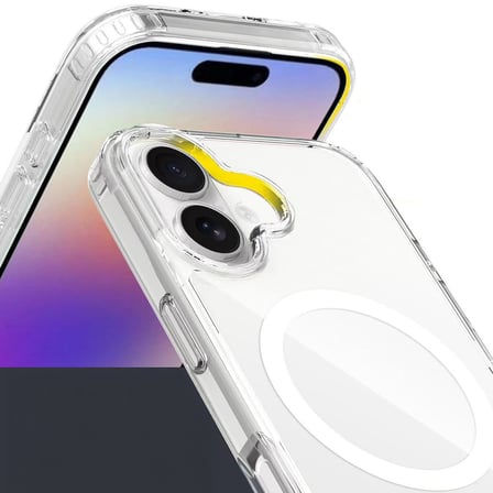 Gpack iPhone 17 uyumlu Kılıf M-Safe Şarj Özellikli Sert PC Embos Kapak