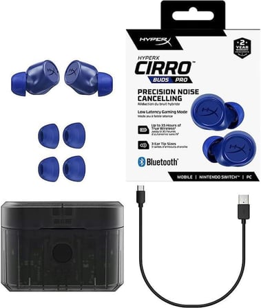 HyperX Cirro Buds Pro TWS ANC Mavi Kulak İçi Bluetooth Kulaklık