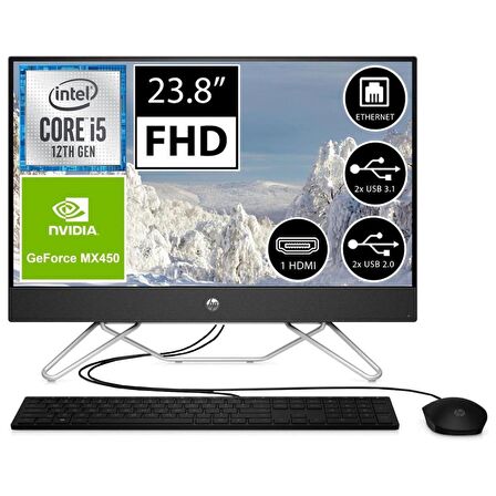 HP 79N36EA Intel Core i5-1235U 8 GB Ram 512 GB SSD Nvidia GeForce MX 450 23.8" Full HD All in One PC