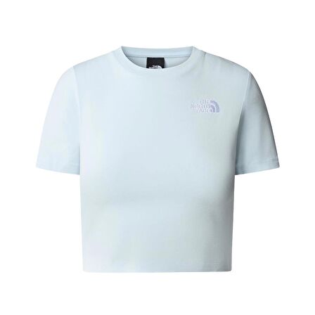 W S/S ESSENTIAL CROPPED SLIM TEE Bayan T-Shirt NF0A55AOO0R1