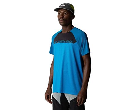 M Trailjammer S/S Tee Erkek Outdoor Tişörtü NF0A87TYWIN1 Mavi