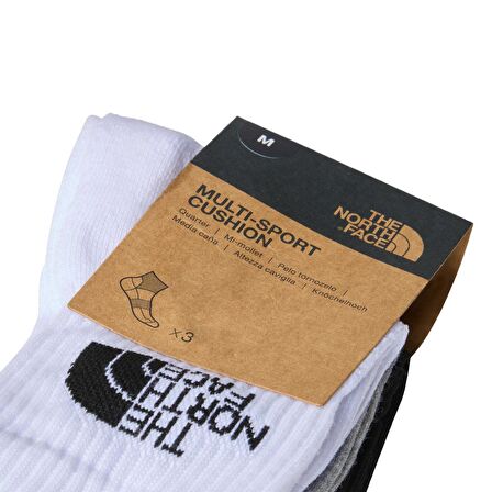 Multi Sport Cush Quarter Sock 3P Unisex Çorap