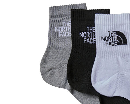 The North Face Trail Run Sock Crew Çorap (3 Adet) NF0A882G3OW1 Renkli