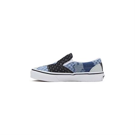 Vans Uy Classic Slip-On Patchwork Çocuk Lacivert Sneaker