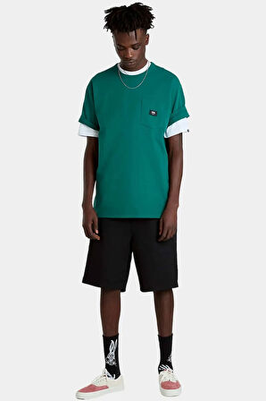 Erkek OFF THE WALL II POCKET SS T-Shirt - Yeşil  | L