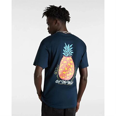 Vans Pıneapple Skull Ss Tee Lacivert Erkek T-Shirt