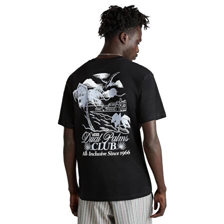 Vans Dual Palms Club Ss Erkek Siyah T-Shirt