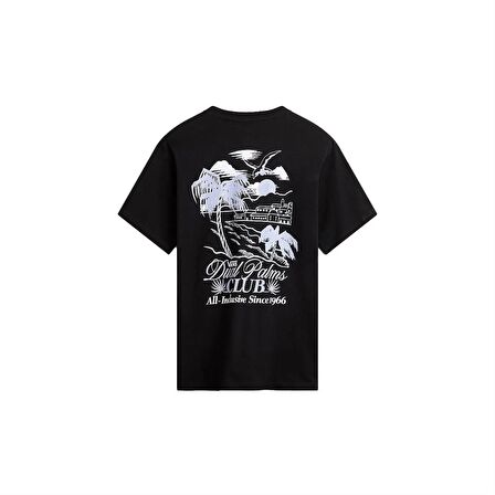 Vans Dual Palms Club Ss Erkek Siyah T-Shirt