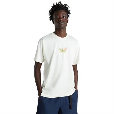 Vans Pineapple Skull Ss Tee Erkek Beyaz T-Shirt