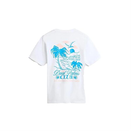 Vans Dual Palms Club Ss Erkek Beyaz T-Shirt