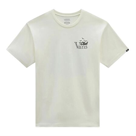 Vans Club Vee Ss Tee Erkek Beyaz T-Shirt