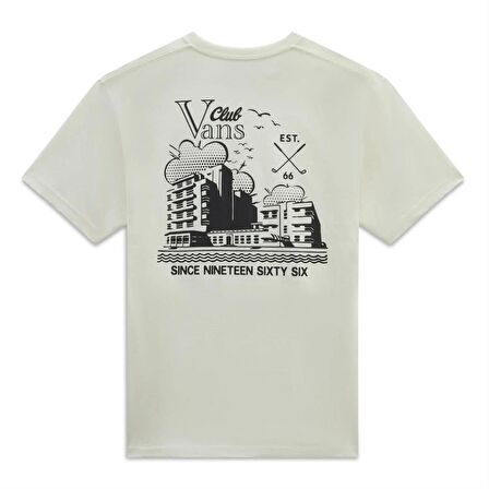 Vans Club Vee Ss Tee Erkek Beyaz T-Shirt