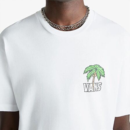 Vans Vans Down Time Ss Erkek Beyaz T-Shirt